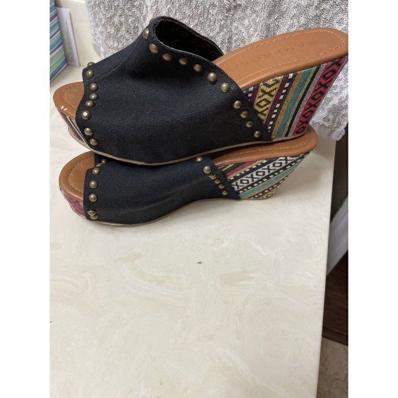 Rampage Wedge Sandals Women's Size 8 - Picture 4 of 4